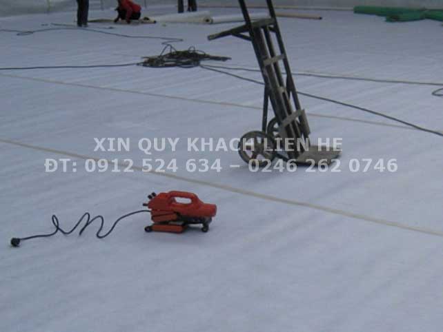 Máy hàn màng nhựa PVC chống thấm model TH501